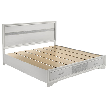 Miranda Panel Platform Storage Bed - Furniture World