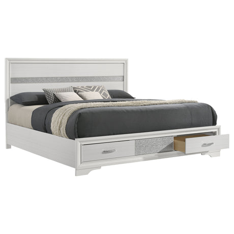 Miranda Panel Platform Storage Bed - Furniture World