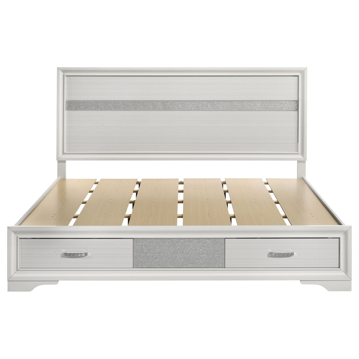 Miranda Panel Platform Storage Bed - Furniture World