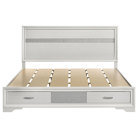 Miranda Panel Platform Storage Bed - Furniture World