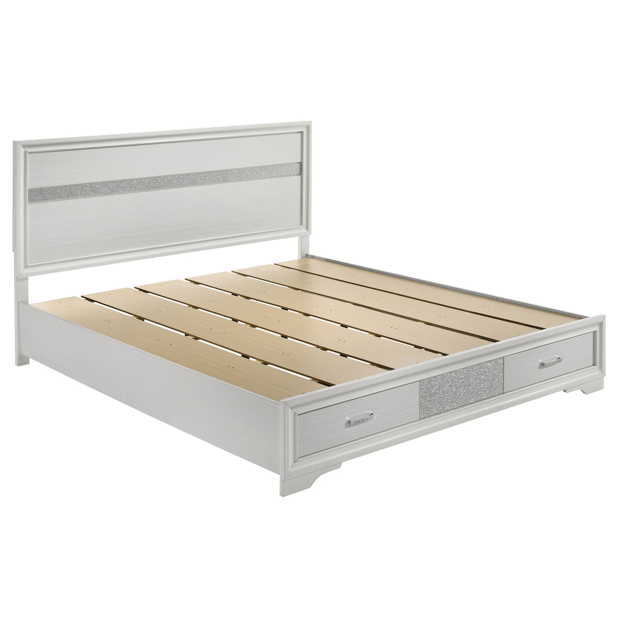 Miranda Panel Platform Storage Bed - Furniture World