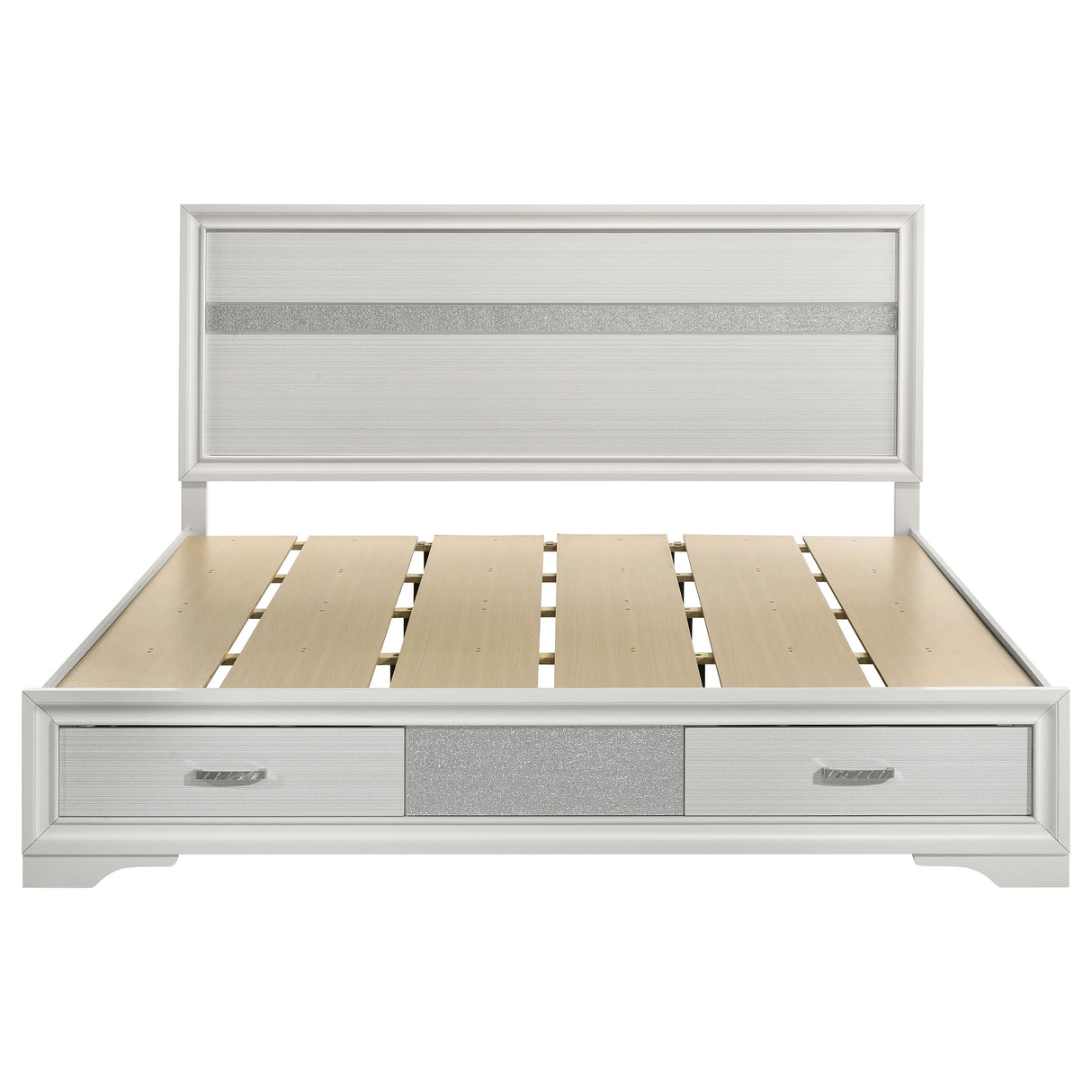 Miranda Panel Platform Storage Bed - Furniture World