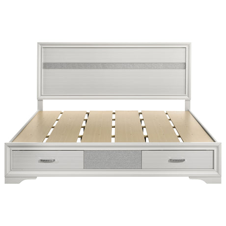Miranda Panel Platform Storage Bed - Furniture World