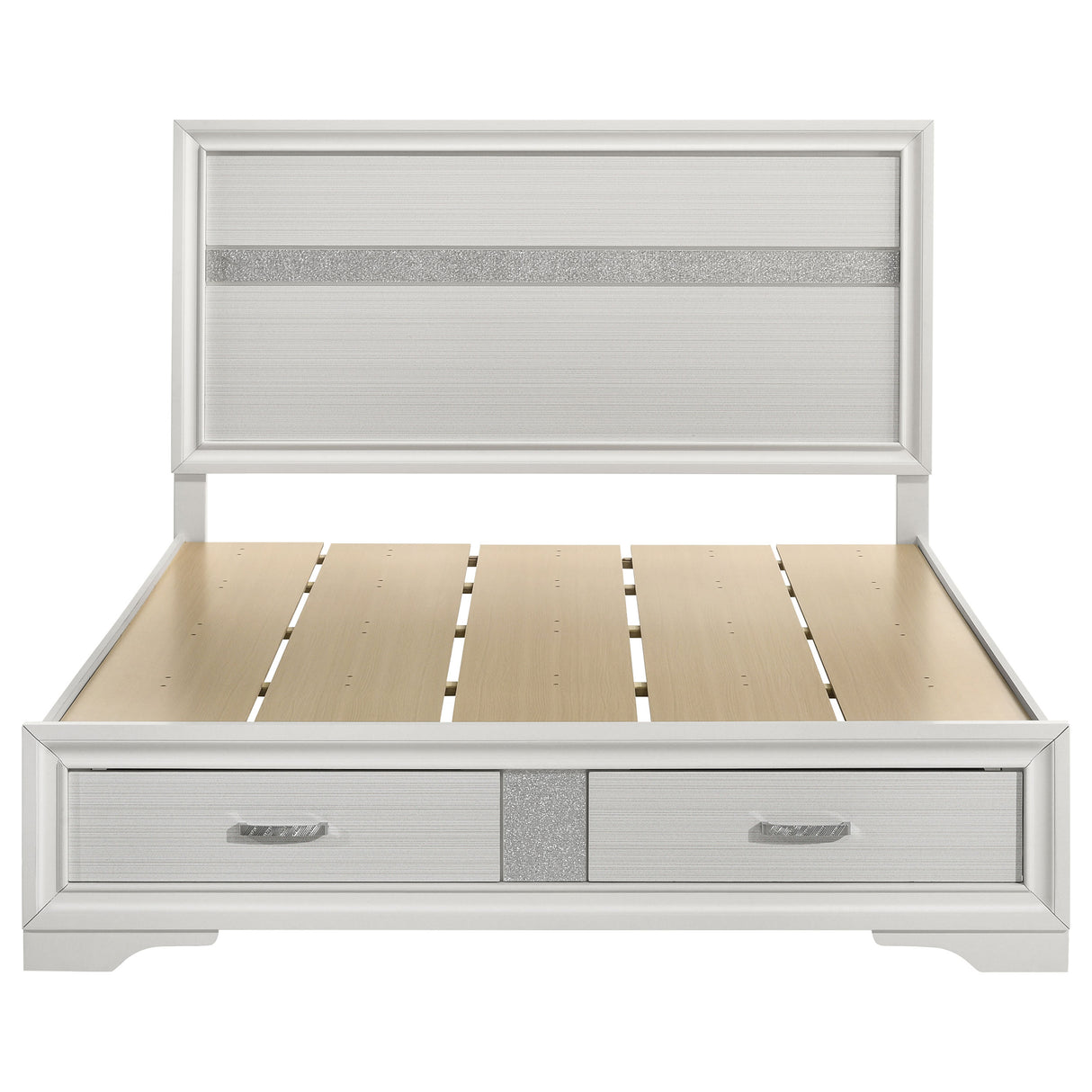 Miranda Panel Platform Storage Bed - Furniture World