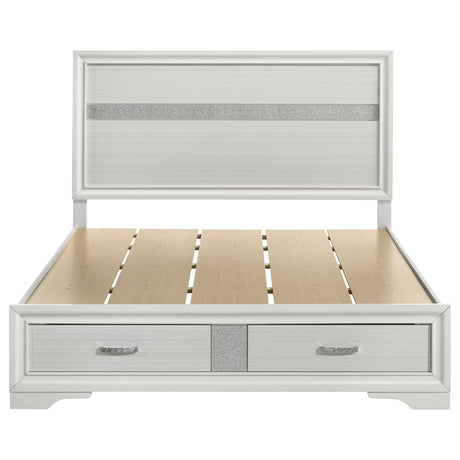 Miranda Panel Platform Storage Bed - Furniture World