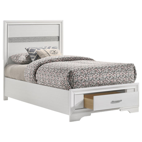 Miranda Panel Platform Storage Bed - Furniture World
