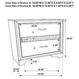 Miranda Nightstand - Furniture World