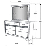 Miranda Dresser with Mirror - Furniture World