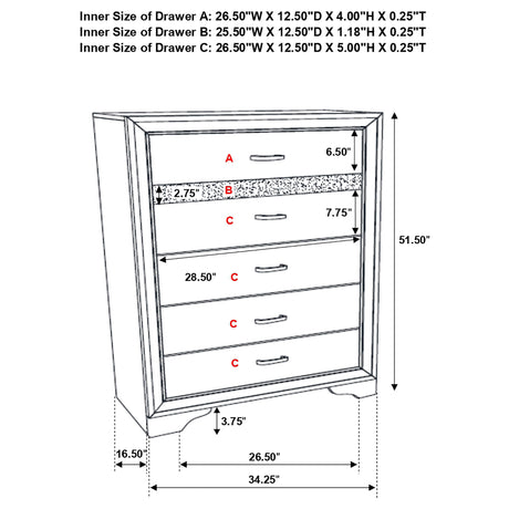 Miranda Chest of Drawers - Furniture World