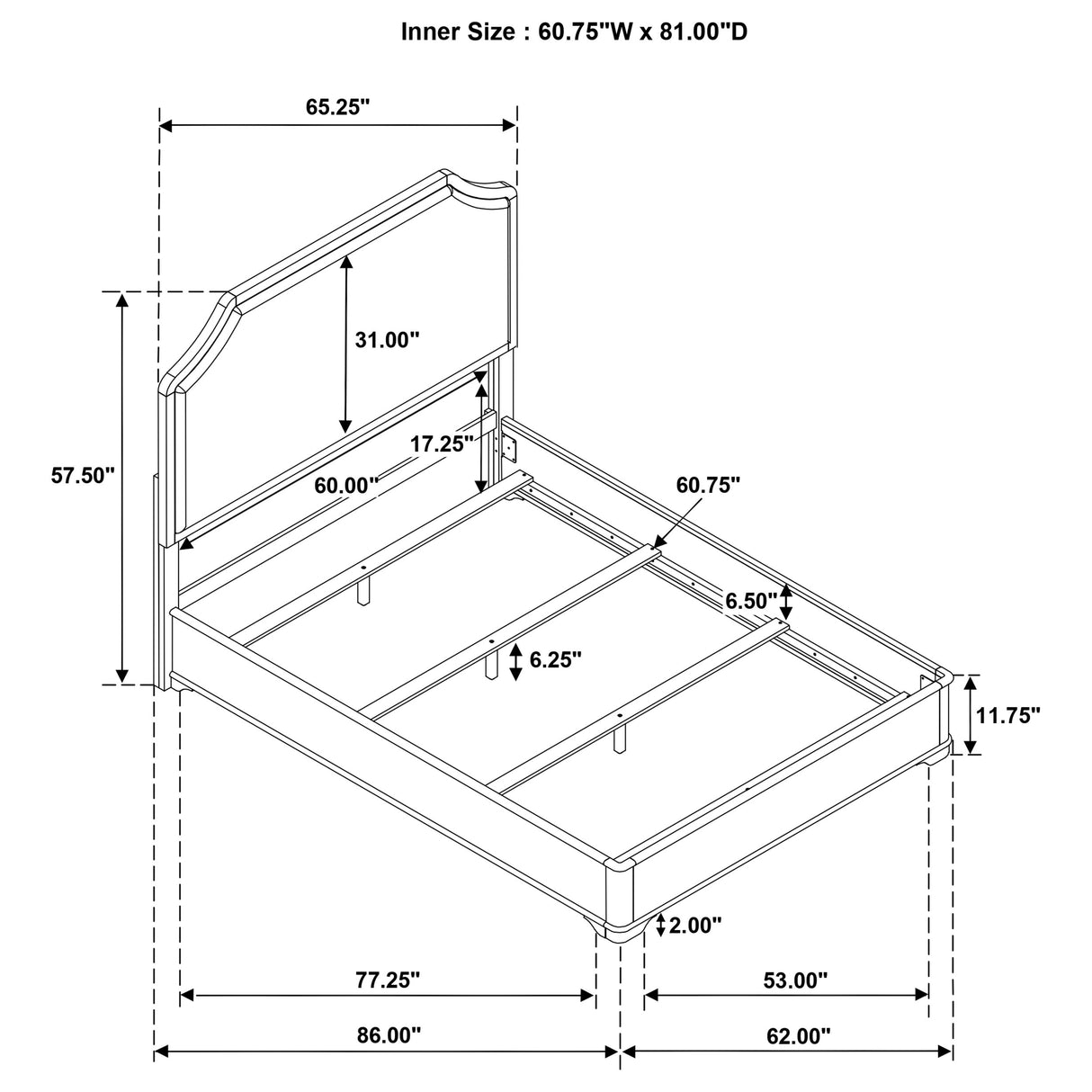 Garland Panel Bed - Furniture World