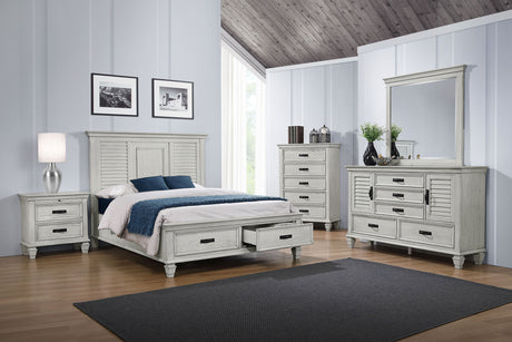 Franco Panel Platform Storage Bed - Furniture World