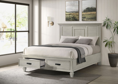 Franco Panel Platform Storage Bed - Furniture World