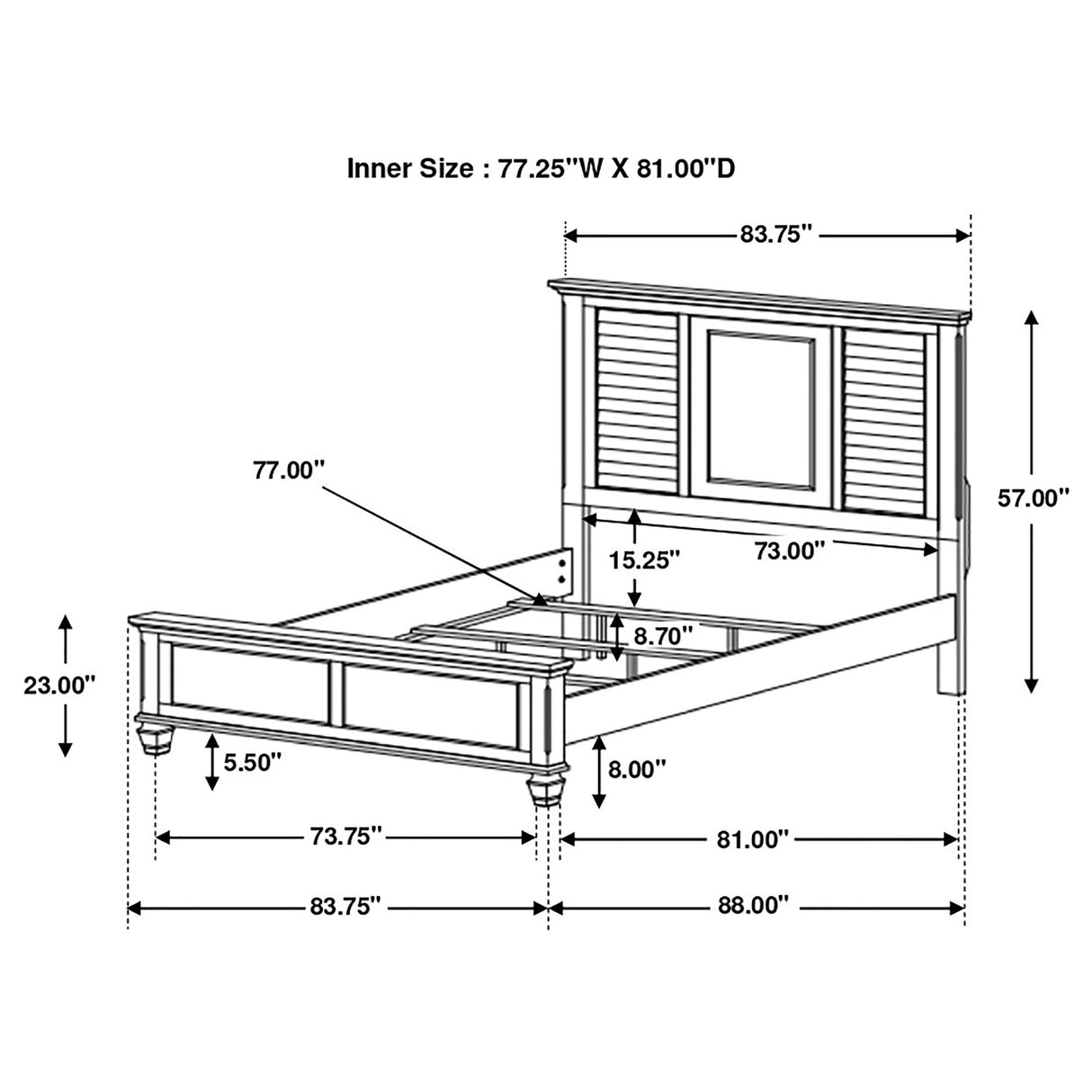 Franco Panel Bed - Furniture World
