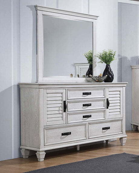 Franco Dresser with Mirror - Furniture World