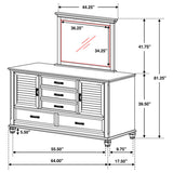 Franco Dresser with Mirror - Furniture World