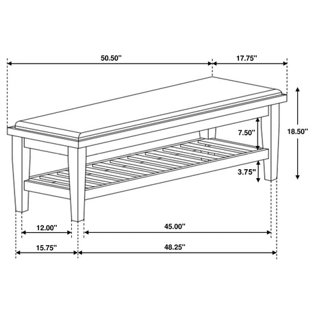 Franco Bedroom Bench - Furniture World
