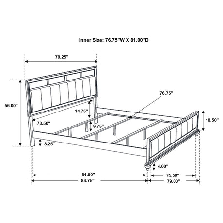 Barzini Panel Bed - Furniture World