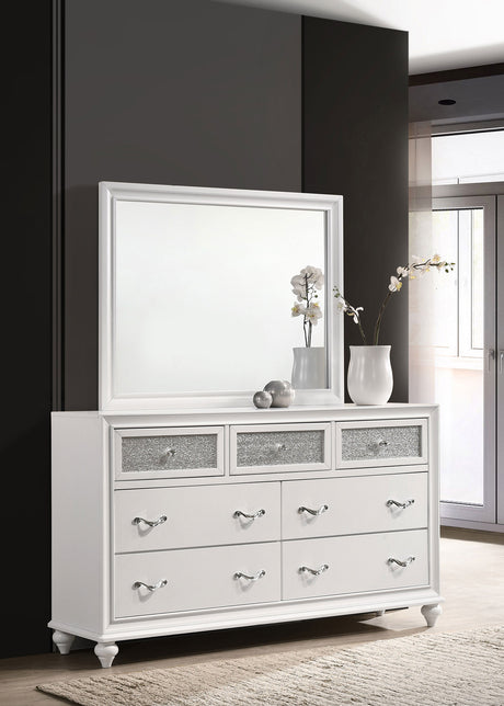 Barzini Dresser with Mirror - Furniture World
