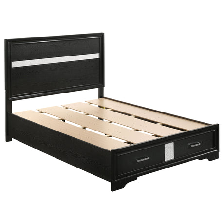 Miranda Panel Platform Storage Bed - Furniture World