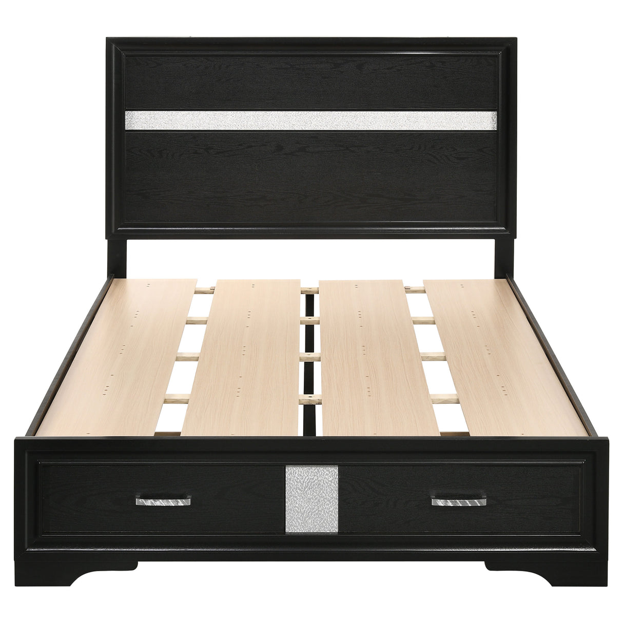 Miranda Panel Platform Storage Bed - Furniture World