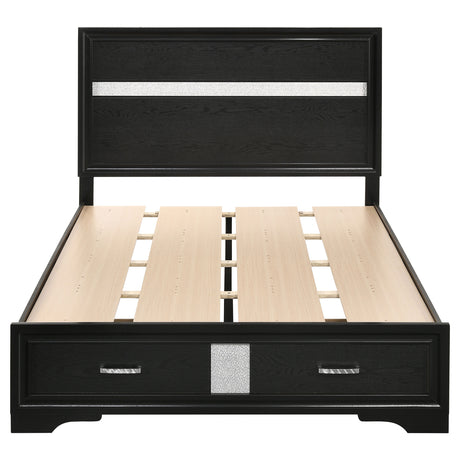 Miranda Panel Platform Storage Bed - Furniture World