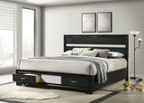 Miranda Panel Platform Storage Bed - Furniture World