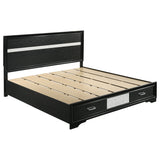 Miranda Panel Platform Storage Bed - Furniture World