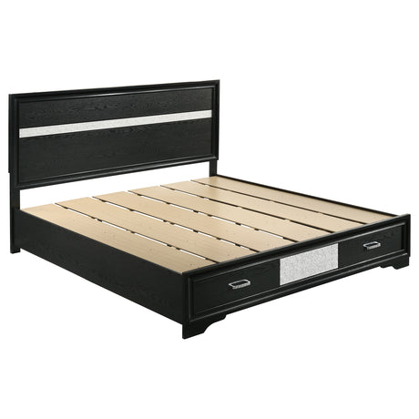 Miranda Panel Platform Storage Bed - Furniture World