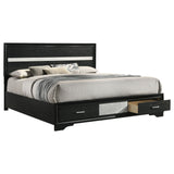 Miranda Panel Platform Storage Bed - Furniture World