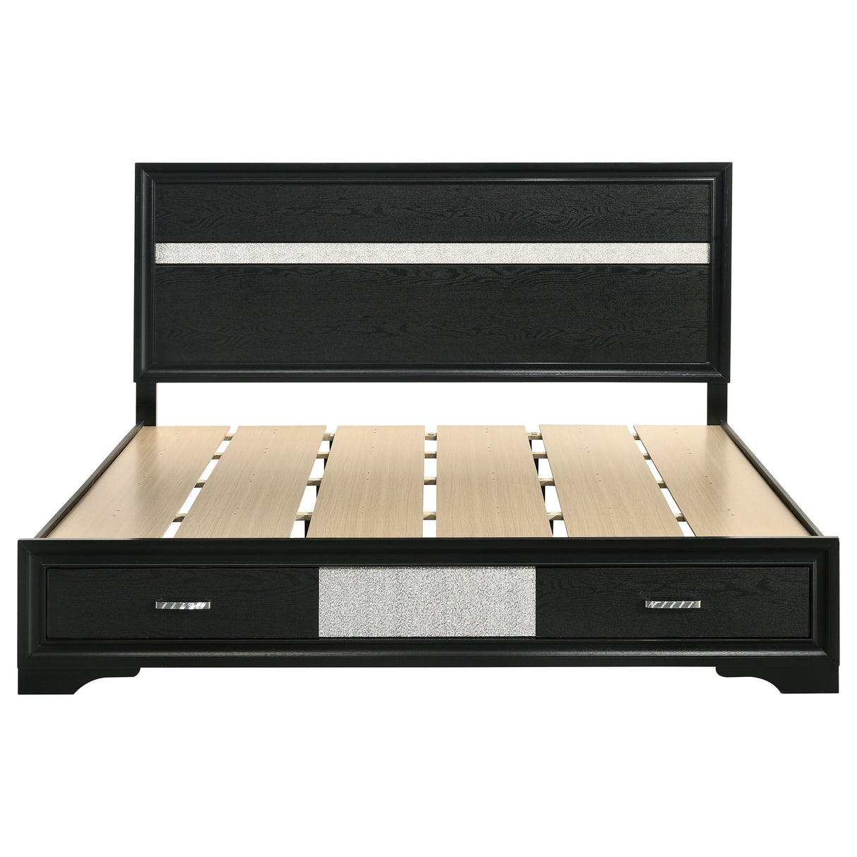 Miranda Panel Platform Storage Bed - Furniture World