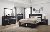 Miranda Panel Platform Storage Bed - Furniture World