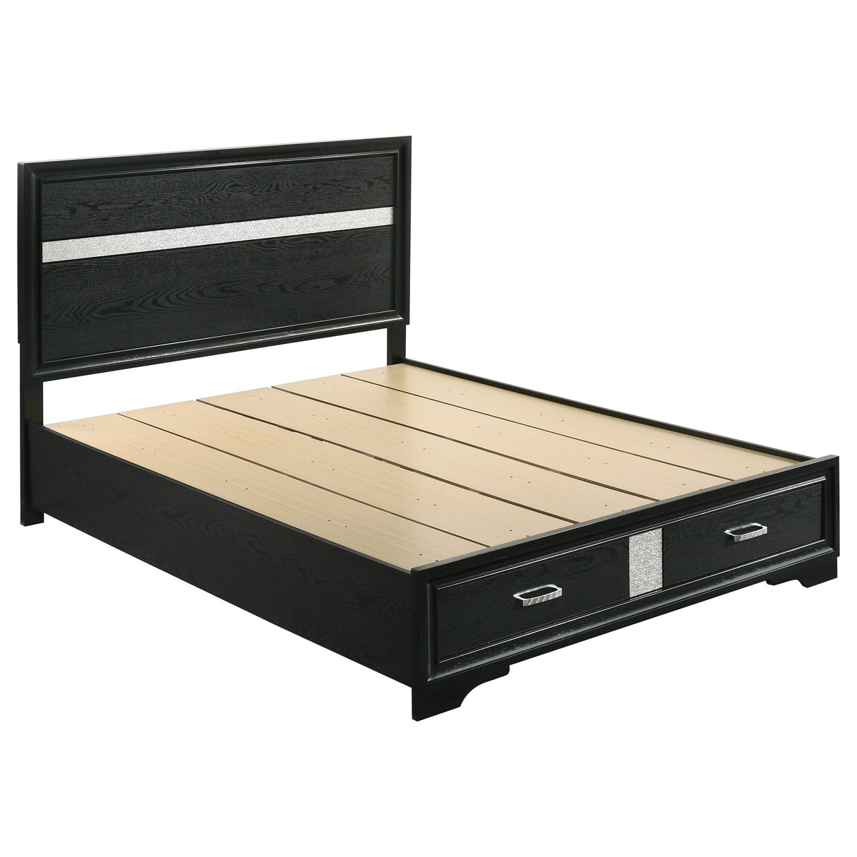 Miranda Panel Platform Storage Bed - Furniture World