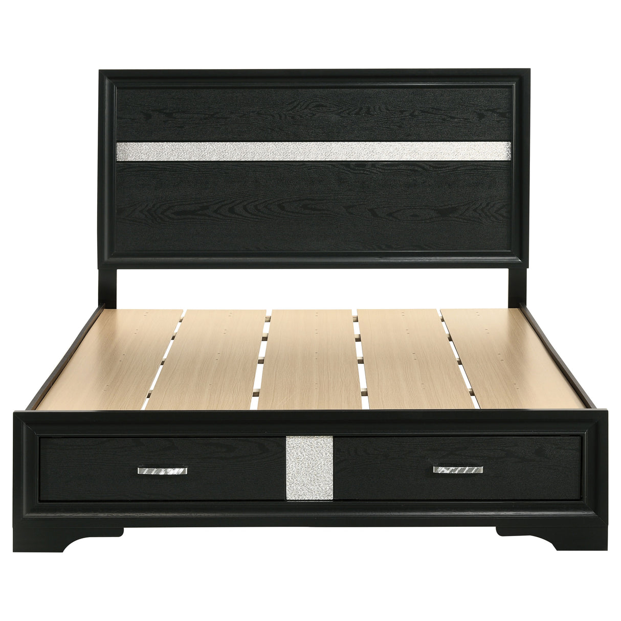 Miranda Panel Platform Storage Bed - Furniture World