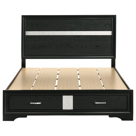 Miranda Panel Platform Storage Bed - Furniture World