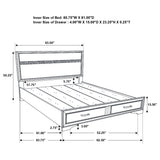Miranda Panel Platform Storage Bed - Furniture World