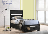 Miranda Panel Platform Storage Bed - Furniture World