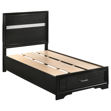 Miranda Panel Platform Storage Bed - Furniture World