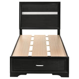 Miranda Panel Platform Storage Bed - Furniture World