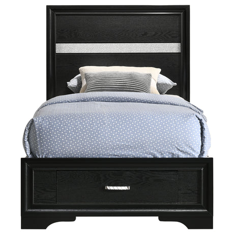 Miranda Panel Platform Storage Bed - Furniture World