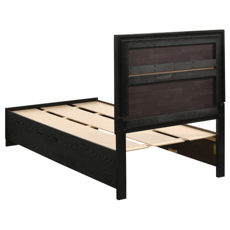 Miranda Panel Platform Storage Bed - Furniture World