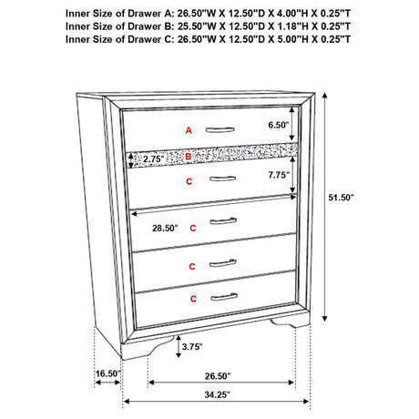 Miranda Chest of Drawers - Furniture World