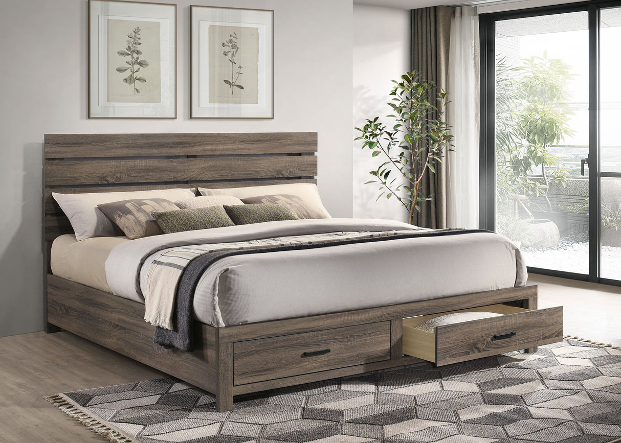 Brantford Panel Platform Storage Bed - Furniture World