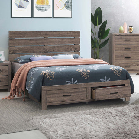 Brantford Panel Platform Storage Bed - Furniture World