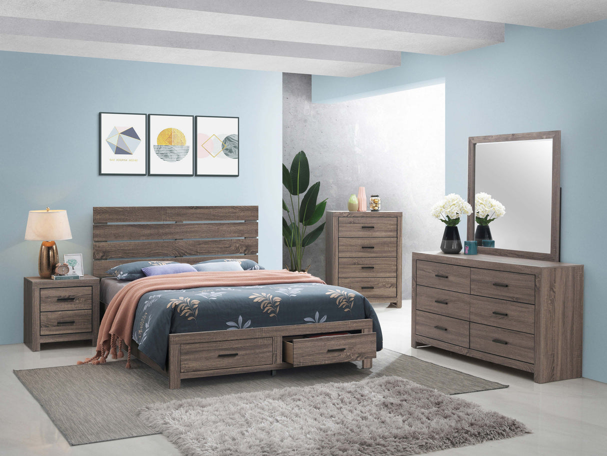 Brantford Panel Platform Storage Bed - Furniture World