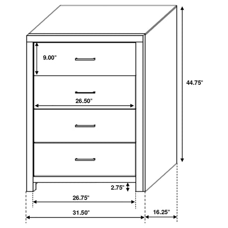 Brantford Chest of Drawers - Furniture World