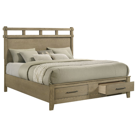 Hazlewood Panel Platform Storage Bed - Furniture World