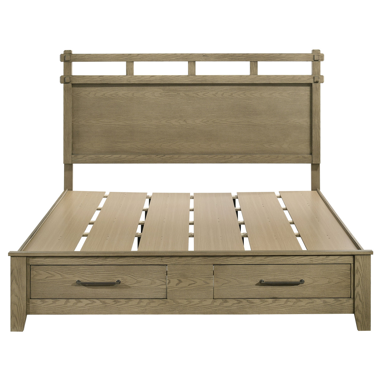 Hazlewood Panel Platform Storage Bed - Furniture World