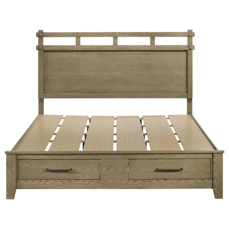 Hazlewood Panel Platform Storage Bed - Furniture World