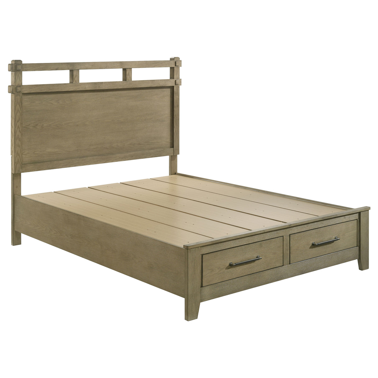 Hazlewood Panel Platform Storage Bed - Furniture World