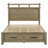 Hazlewood Panel Platform Storage Bed - Furniture World